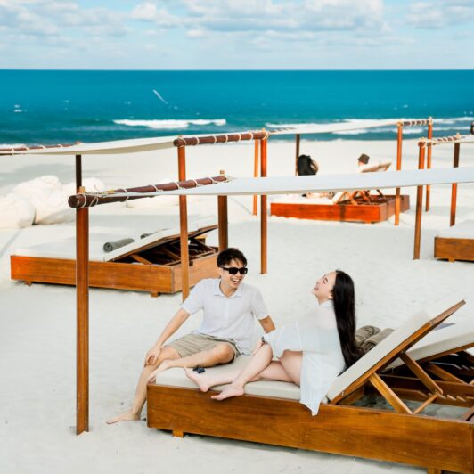 Beachfront Cabanas at Vive Oceane